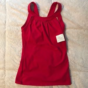 NWT Athleta Second Glance Tank Red XXS
